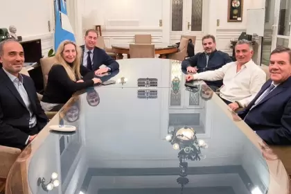 Karina Milei se reunió con Diego Santilli y Cristian Ritondo