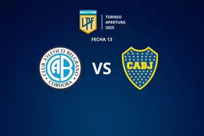 Belgrano y Boca se enfrentan por la fecha 13 del Grupo A del Torneo Apertura 2025