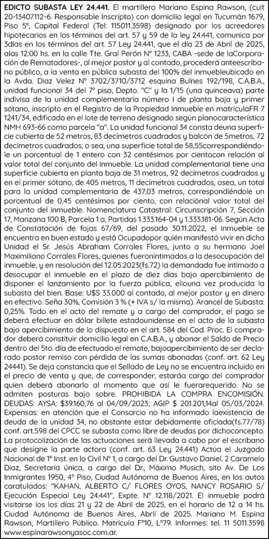 edicto espina