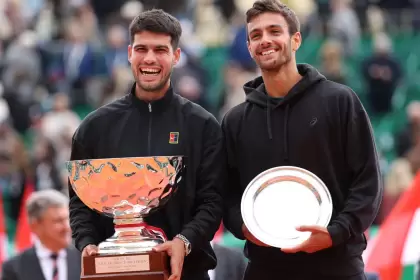 Carlos Alcaraz y Lorenzo Musetti pelearon por el título en el Masters 1000 de Montecarlo