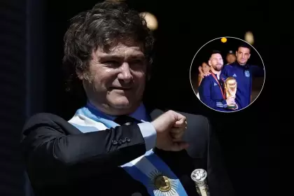 Milei expresó su fanatismo por Messi y Scaloni