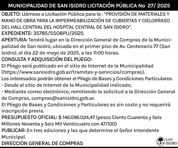 san isidro l27