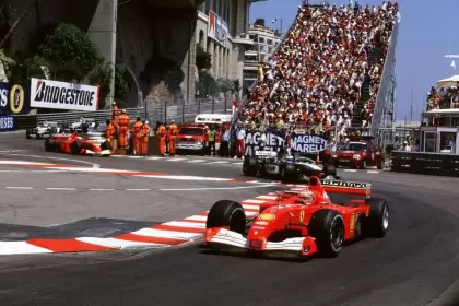 Schumacher en su paso por Ferrari