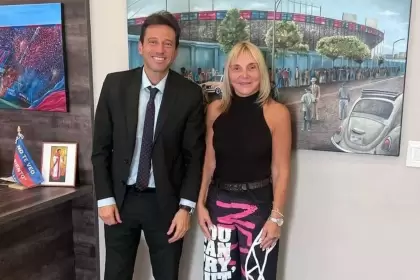 Marcelo Moretti junto a Scottini