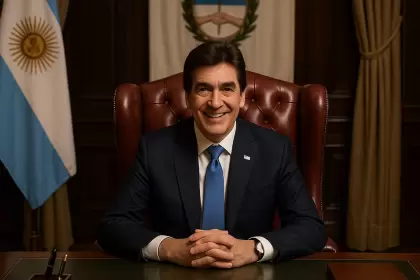 Dante Guebel Presidente. Imagen hecha con IA.