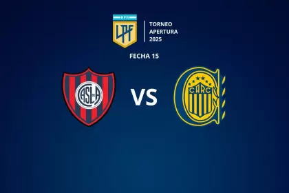 San Lorenzo y Rosario Central  se enfrentan por la fecha 15 del Grupo B del Torneo Apertura 2025