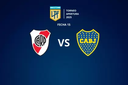 River y Boca se enfrentan por la fecha 15 (interzonal) del Torneo Apertura 2025