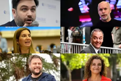 Algunos de los candidatos a legisladores porteños.