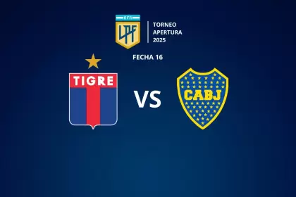 Tigre y Boca se enfrentan por la fecha 16 del Grupo A del Torneo Apertura 2025