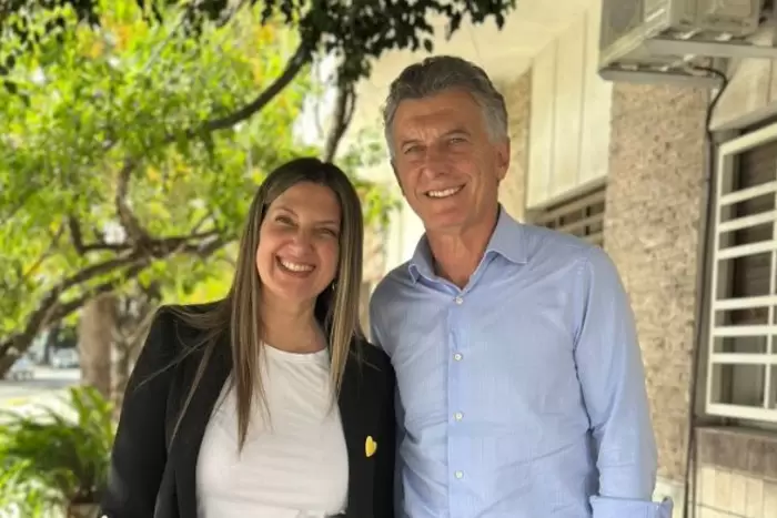 Silvia Lospennato y Mauricio Macri