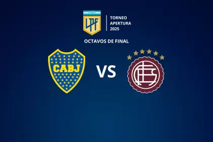 Boca y Lanús se enfrentan por los octavos de final del Torneo Apertura 2025