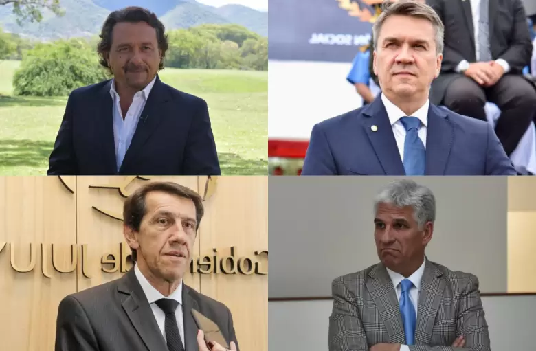 Los gobernadores de Salta, Chaco, Jujuy y San Luis