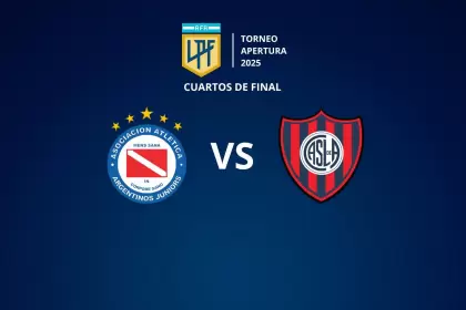 Argentinos Juniors y San Lorenzo se enfrentan por los cuartos de final del Torneo Apertura 2025