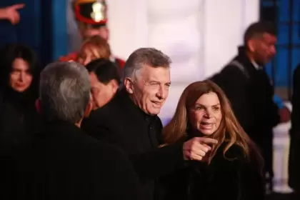Mauricio Macri en el Pacto de Mayo.