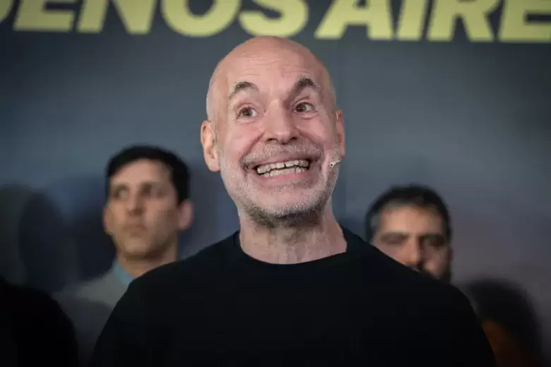 Horacio Rodríguez Larreta en el búnker.