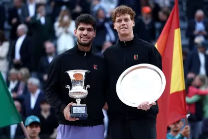 Carlos Alcaraz y Jannik Sinner pelearon por el título en el Masters 1000 de Roma