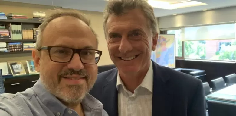 Diego Valenzuela y Mauricio Macri