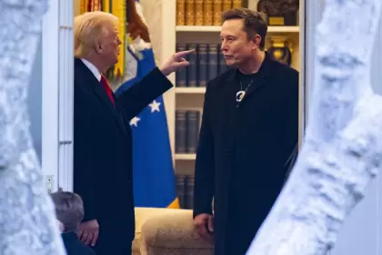 Trump y Elon Musk hace no mucho.
