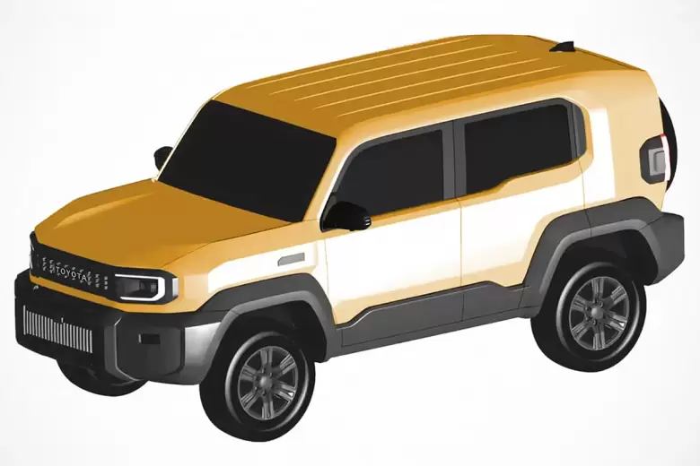 Así sería el Nuevo Toyota FJ Cruiser que la marca puede lanzar al mercado.