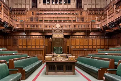 La Cámara de los Comunes, corazón del Parlamento británico, donde Emily Wilding Davison quiso ser contada como ciudadana con plenos derechos.