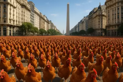 Boom de pollo en Argentina.