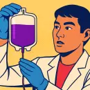 Japón crea sangre artificial violeta: la revolución médica que cambiará todo