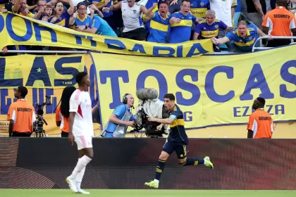 El delantero uruguayo Miguel Merentiel marcó el primer gol de Boca en el Mundial de Clubes 2025