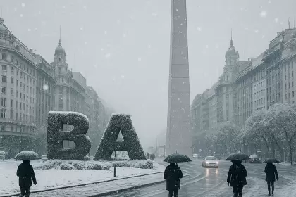 Ola polar: el pueblo argentino que tocó los -18° y la alerta extrema para el AMBA