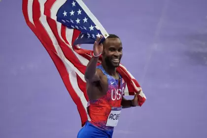 El estadounidense Daniel Roberts ganó la medalla de plata en los Juegos Olímpicos de París 2024