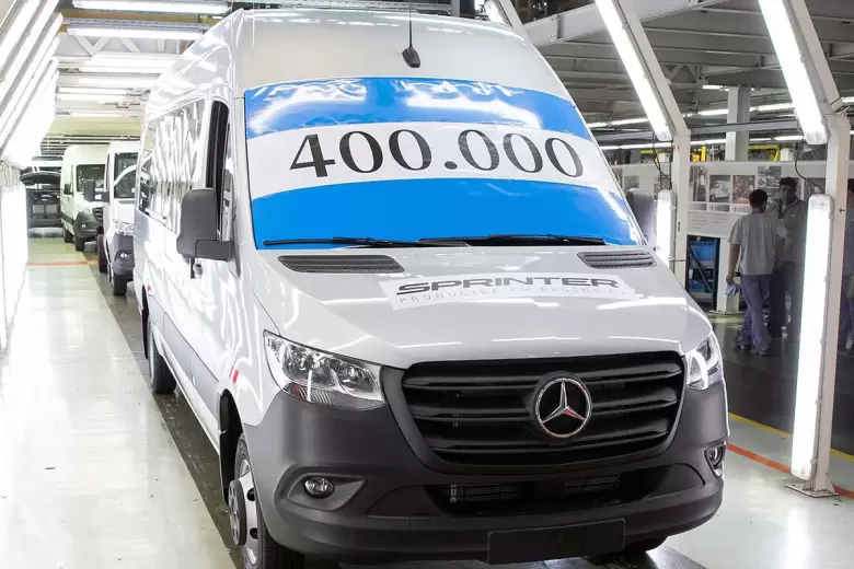 En enero del año pasado se alcanzó el hito de 400.000 Sprinter hechas en la planta de Virrey del Pino, tras 25 años.