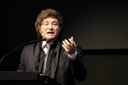 Javier Milei brindó el discurso de cierre del Congreso de la Libertad Bonaerense.