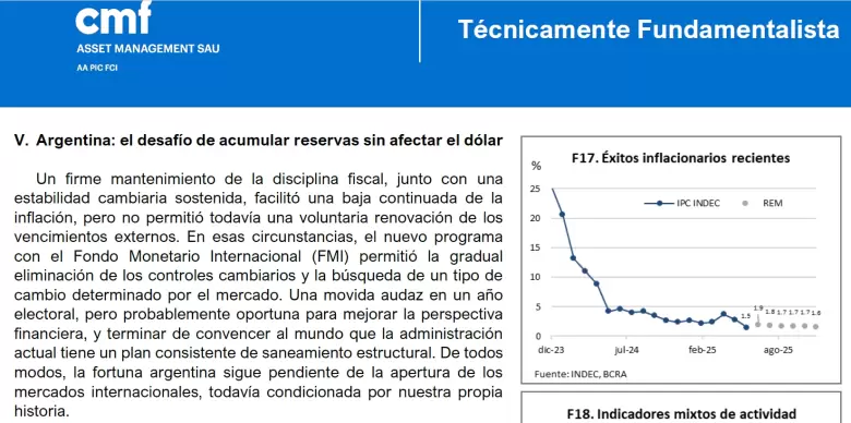 El informe de Cañonero.