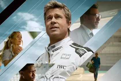 Brad Pitt junto a Kerry Condon, Javier Bardem y Damson Idris en F1: La Película
