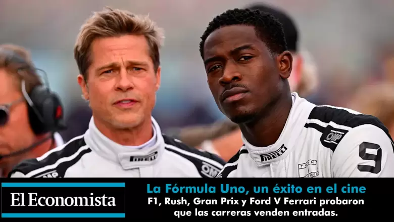 Brad Pitt y Damson Idris en F1: La Película