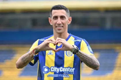 Ángel Di María regresó a Rosario Central tras 18 años y su debut podría ser este sábado ante Godoy Cruz