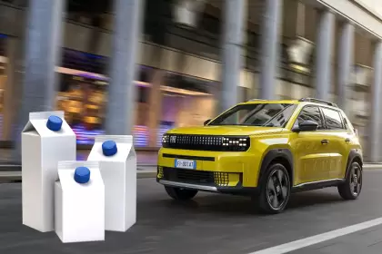 Fiat lanza el primer auto fabricado con envases reciclados