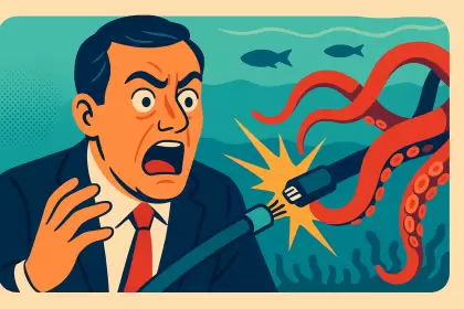 Los cables submarinos que sostienen el sistema financiero están bajo amenaza.