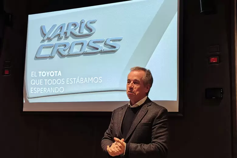 Gustavo Salinas, Presidente de Toyota, fue el encargado de dar la noticia.