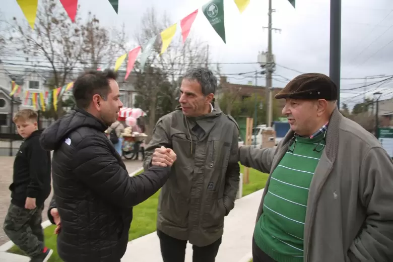 El primer candidato a concejal, Jorge "Pana" Álvarez.