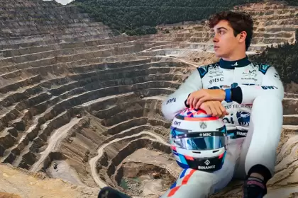 Franco Colapinto y el cobre.