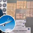 Azafata de Aerolíneas atrapada con un botín millonario rumbo a Miami