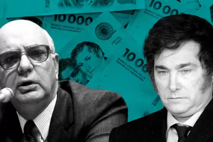 Paul Volcker y Javier Milei.