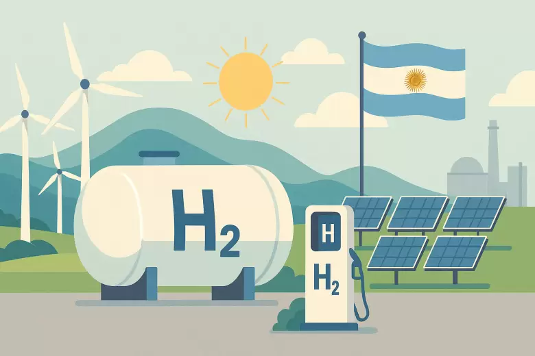 Viento, sol y gas: Argentina puede liderar el hidrógeno global.