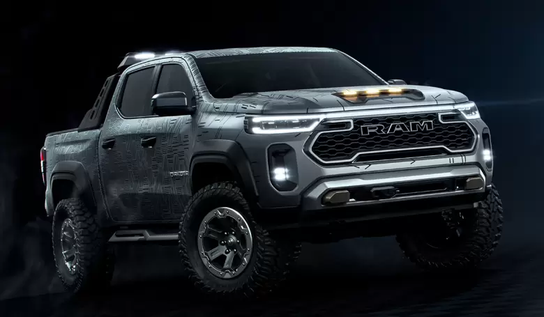 La RAM Dakota Nightfall, el concept que adelanta cómo será la nueva pick-up que se fabricará en Argentina.