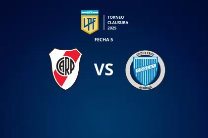 River y Godoy Cruz se enfrentan por la quinta fecha del Grupo B del Torneo Clausura 2025