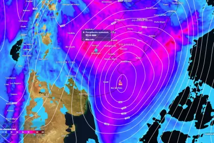 Un fenómeno de ciclogénesis activó alertas en varias provincias.