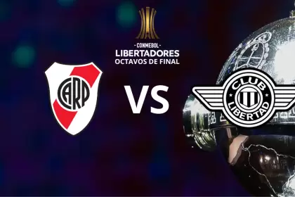 River y Libertad se enfrentan por los octavos de final de la Copa Libertadores 2025