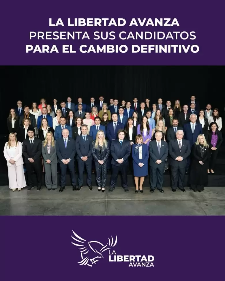 Milei presentó a sus candidatos