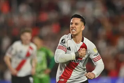 Sebastián Driussi, una de las cartas ofensivas de River.