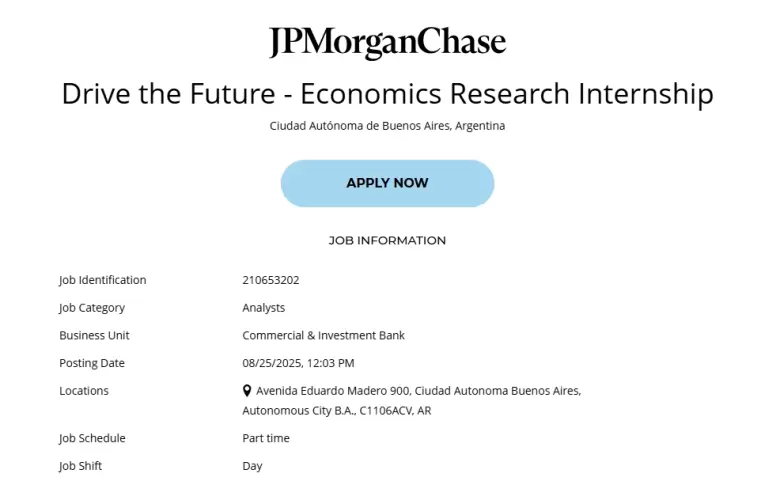 J.P. Morgan lanza 240 vacantes para jóvenes sin experiencia: cómo postularse